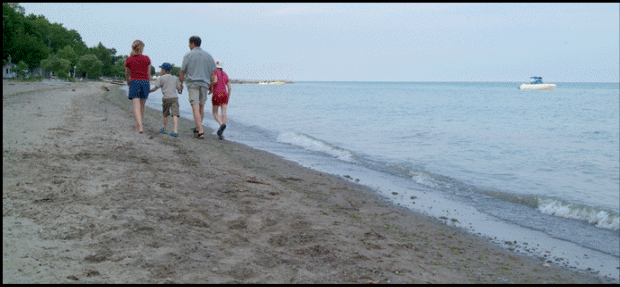  photograph of beach in Port Ryerse, on the Gold Coast of Ontario, on Lake Erie