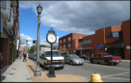 Photograph of downtown in Simcoe, Investment property for sale on the Gold Coast in southern Ontario