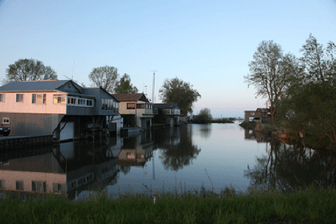Photograph of MLS  boat houses for sale at Long Point, investment property  on the Gold Coast of Ontario, on Lake Erie